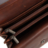 Skórzany Portfel Uniwersalny Mustang Como Wallet Top Opening Brown 06.103601